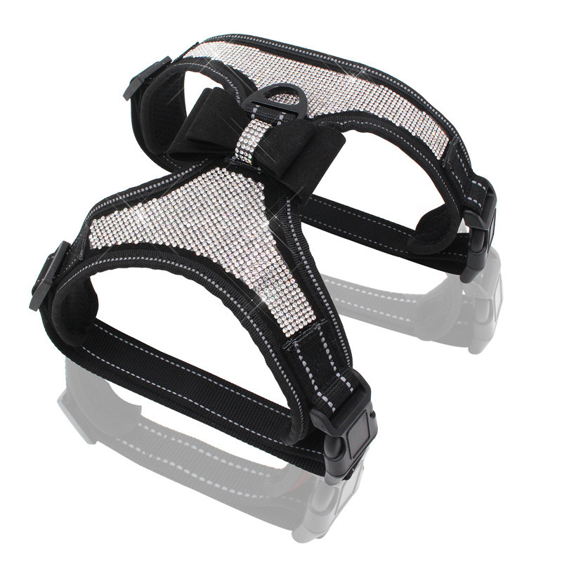 Durable Service Dog Vest / Reflective Dog Harness Multi Color With 3 Size