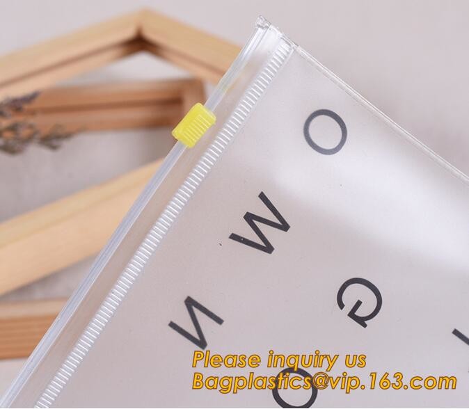 Plastic Bag OEM Custom PVC Loop Handle Image Printed Plastic Shopping Bag,Promotional Clear Waterproof Plastic Cosmetic
