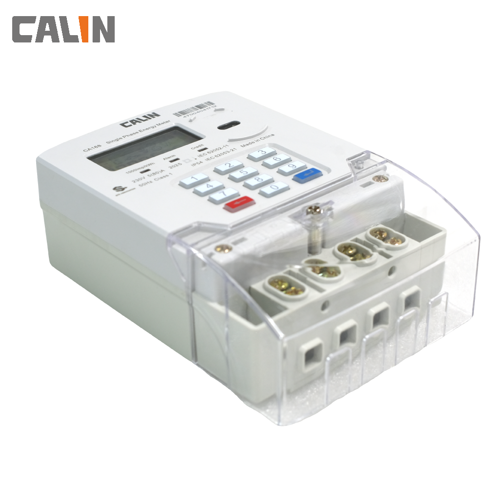 Single Phase Smart IP54 Prepaid Electricity Meter With RF Module