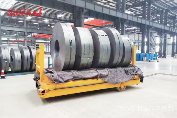Cargo Handling 20ton Electric Transfer Cart With Lithium Battery