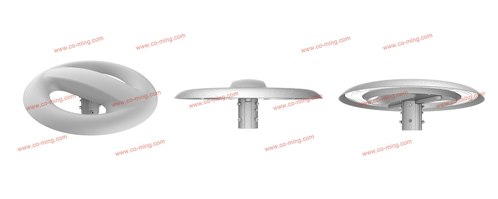 IK10 Lights Lumileds Source Led Post Top Lamps CRI 70 80 160LM/W 200 Watt 32000lm