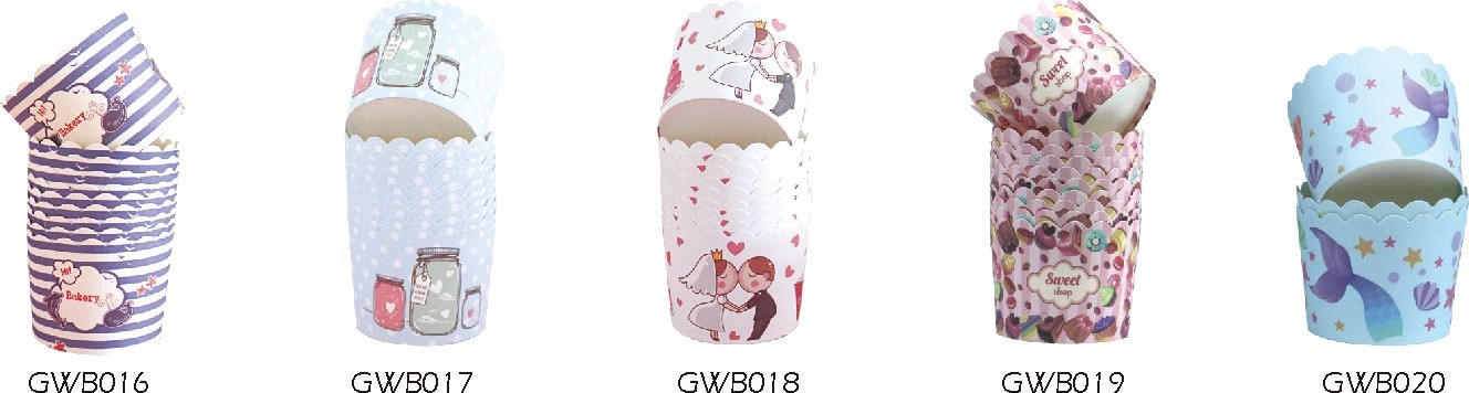 Pantone Printed Cupcake Paper Cups Non Stick Muffin Liners