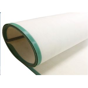 Orange Polyester Sludge Dewatering Belt In Mining Coal Washing With Glue Edge