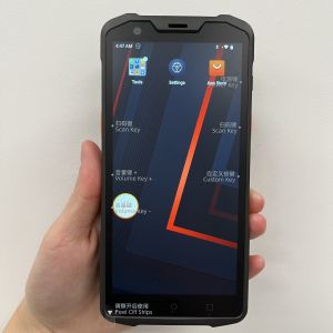 NFC Handheld Data Collector Removable Polymer Battery For Warehouse Scanning