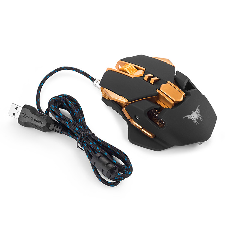 Wired 25uA 3200 DPI CW50 Computer USB Mouse