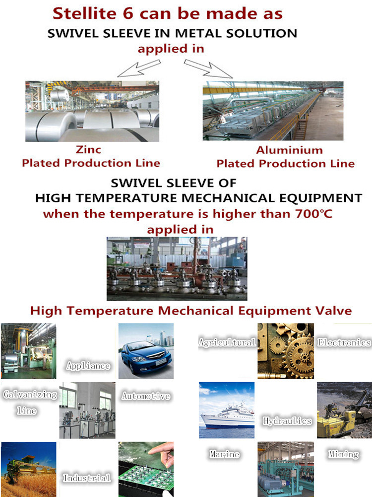 High Temperature Cobalt Chromium Alloy Blank 38 - 55HRC Hardness Good Performance