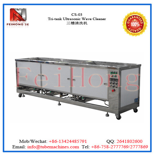 Tri-tank Ultrasonic Wave Cleaner