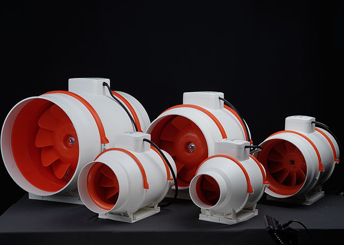 Dual-Speed Ventilation Fans Inline Duct & Mixed Flow Silent & Weatherproof Centrifugal Performance