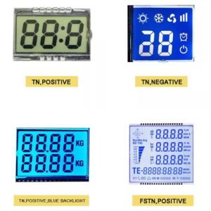Customize COB COG 7 Segment Size Monochrome LCD Screen Display Module