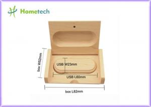  Stick Style Wooden USB Flash Drive , USB Flash Thumb Drive 5 - 15MB / S Reading Speed Manufactures