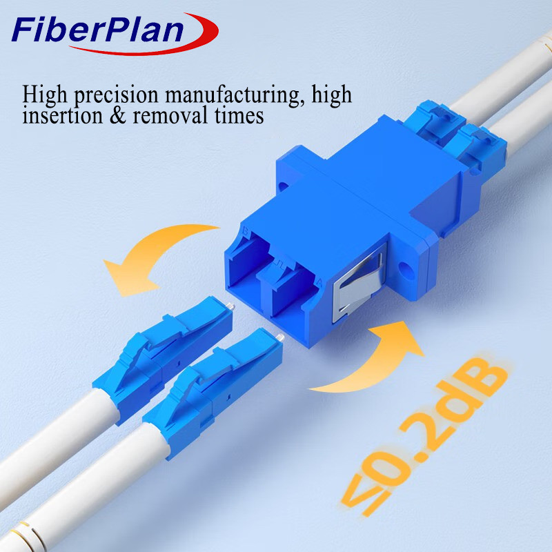 Fiber Optic Adapter LC UPC LC UPC FTTH SM MM Fiber Optic Cable Adapter Simplex Duplex