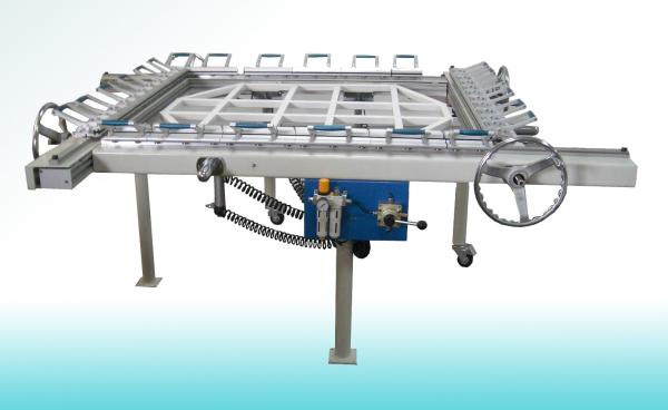 Mechanical silk screen tension machine