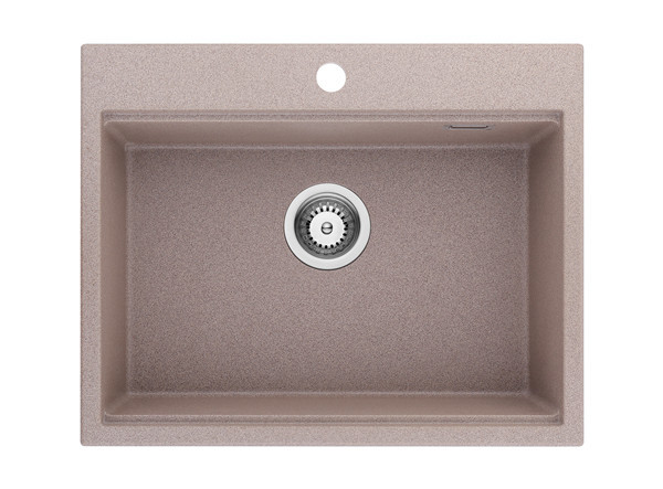 26 Inch Black Single Bowl Drop-in Granite Kitchen Sink/Quartz Sink