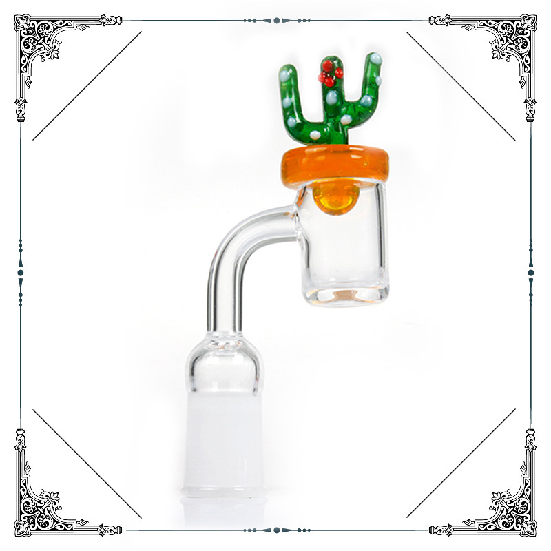 Hand Blown Borosilicate Cartoon Carb Caps For Quartz Banger Dab Oil Rig Bong