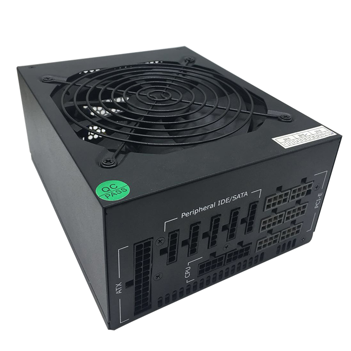Taifast Modular power supply 1600 Watt Power Supply PSU Support 6 GPUs GPU Designed Fully Modular Supply 90 Plus Gold