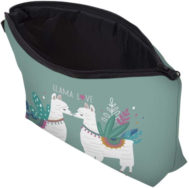 Shockproof Cute Makeup Bag for Purse Canvas Waterproof Funny Cosmetic Bags for Women Zipper Travel Toiletry