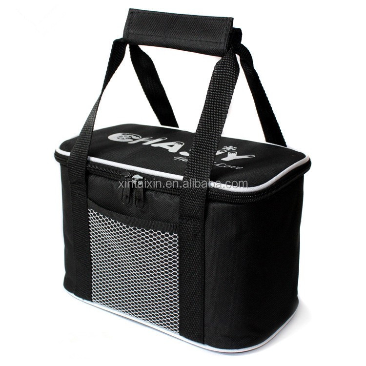 OEM Food Delivery Insulated Tote Lunch Bag Travel Cooler Bag 600d Heat Preservation