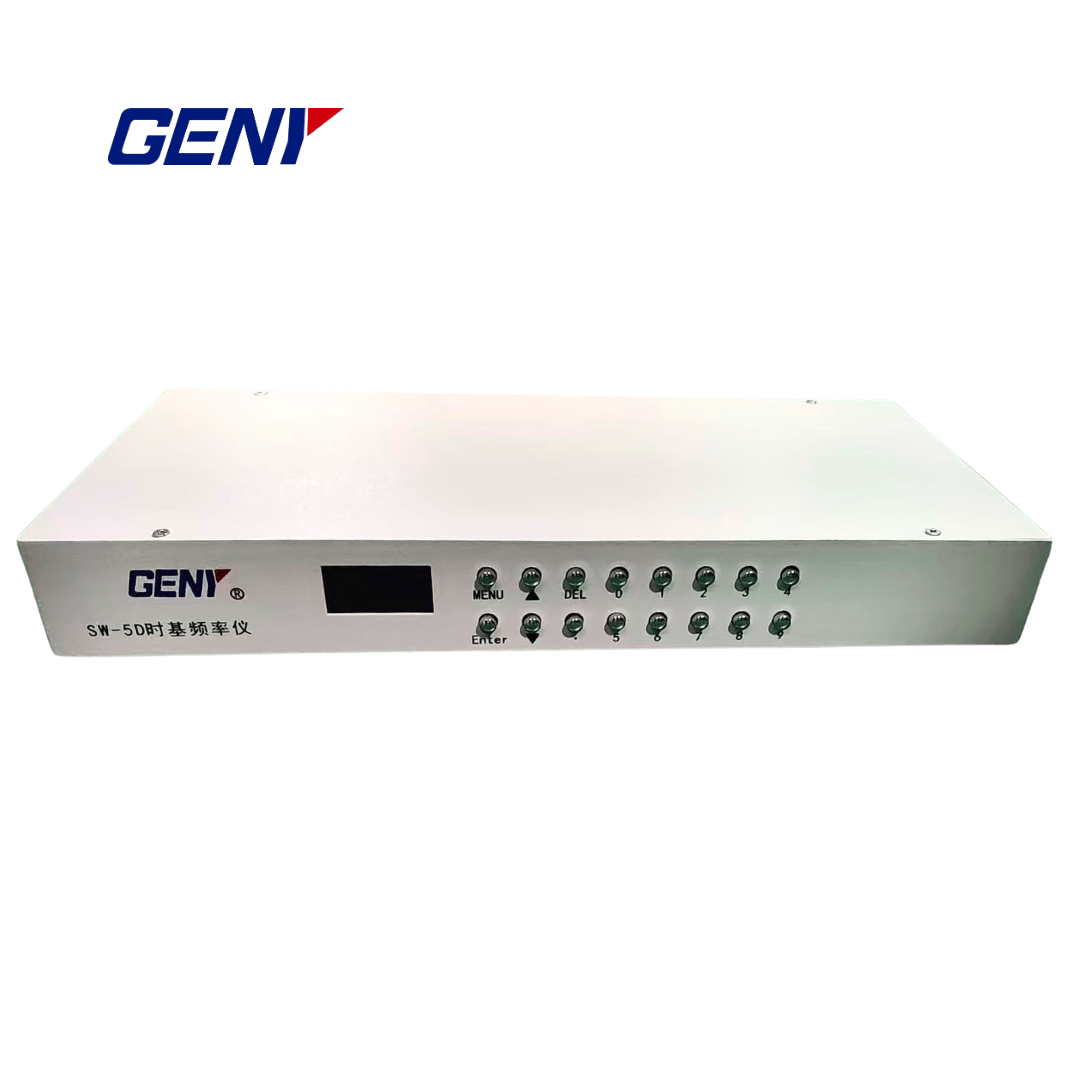 SW-5D Time-Base Frequency Instrument with 7 Selectable Standard Outputs 1.3 OLED Display and OCXO Temperature Deviation ≤ 0.05 ppm