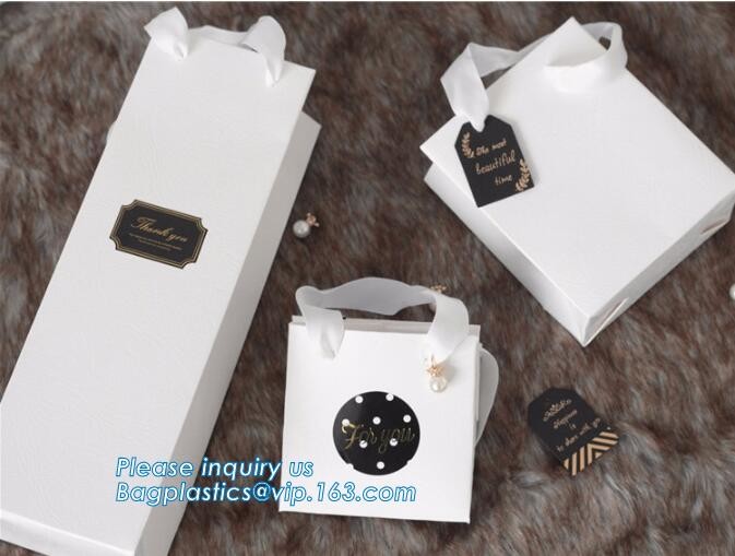 Flower carrier bag with different color customized pot plants kraft paper bag with handle,stamping logo fancy paper flow