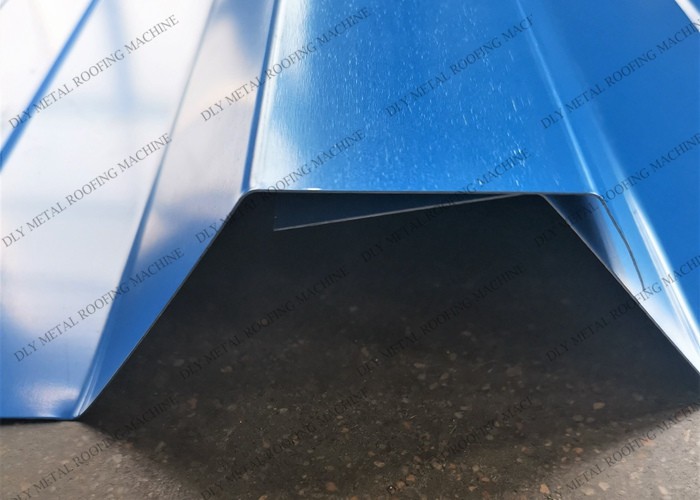 50hz 7500mm Metal Roofing Double Layer Roll Forming Machine / Equipment Hydraulic Driving
