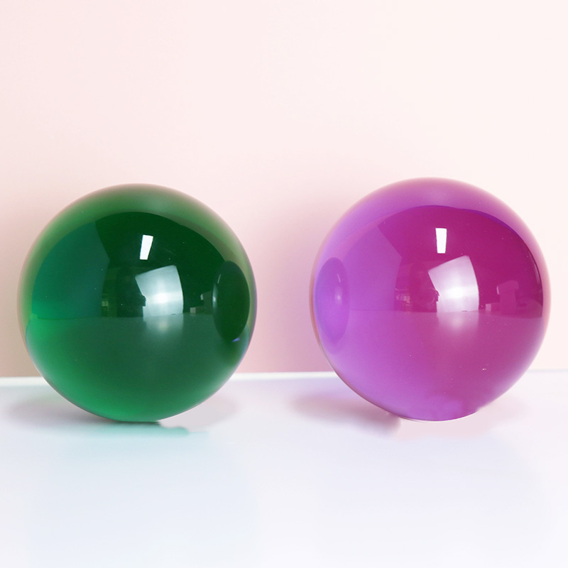 Transparent Large Acrylic Sphere 40mm Clear Plastic Sphere Balls