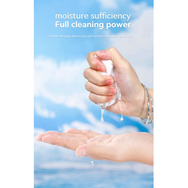 Aloe Vera Extract Pet Disposable Gloves Wet Wipes General Disinfection and Deodorization