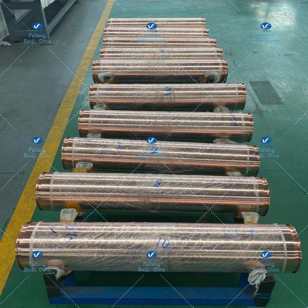 ISO9001 Feiteng Yellow Cu Copper Target Vaccum Package