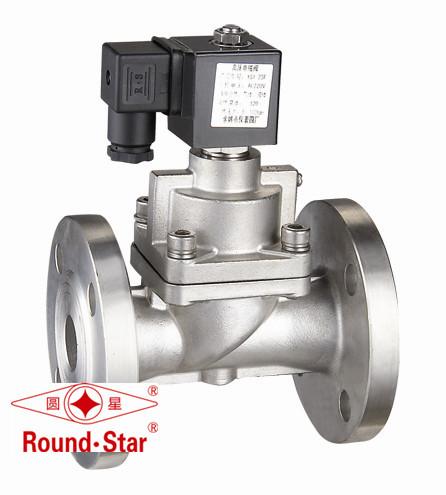 SS High Pressure Solenoid Valve Normally Closed , 40mm Solenoid Valve Pilot
