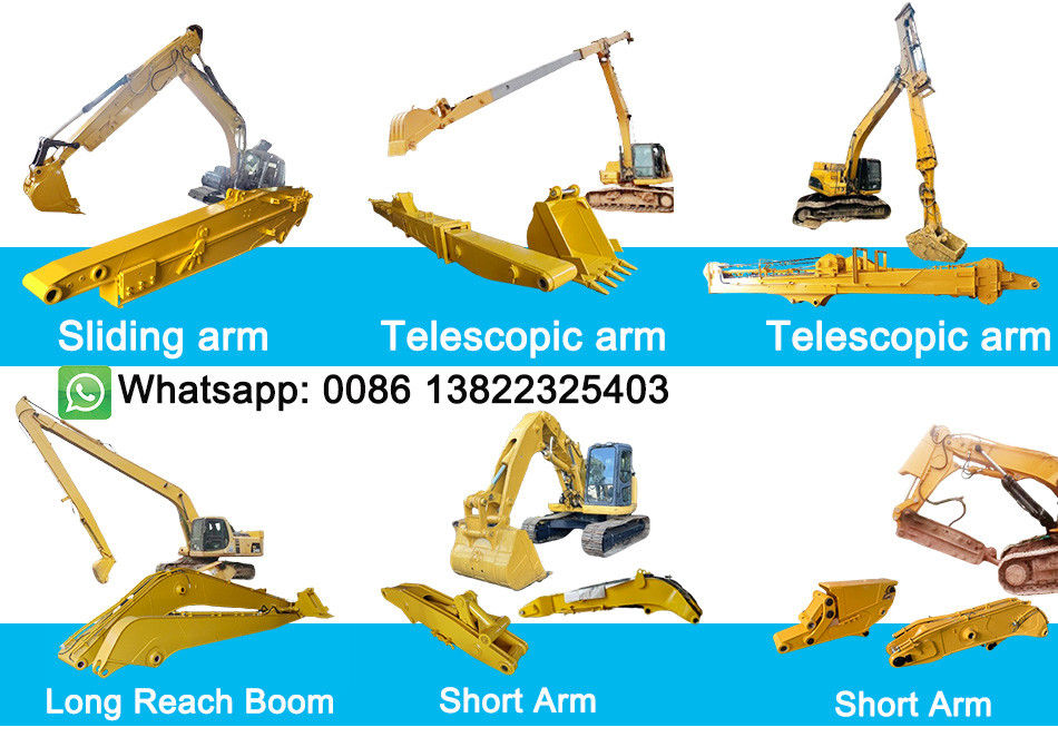 Telescopic Excavator Telescopic 25m 30m 32m With Clamshell Bucket for Excavator
