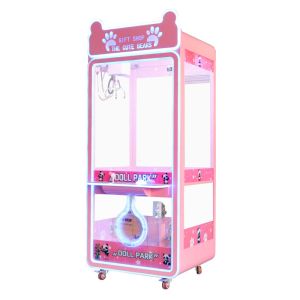 Full Transparent Case Coin Operation Toy Crane Machine