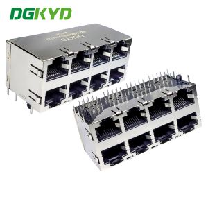 Multi Port Rj45 Connector Without Filter, Ethernet Socket Modular Interface