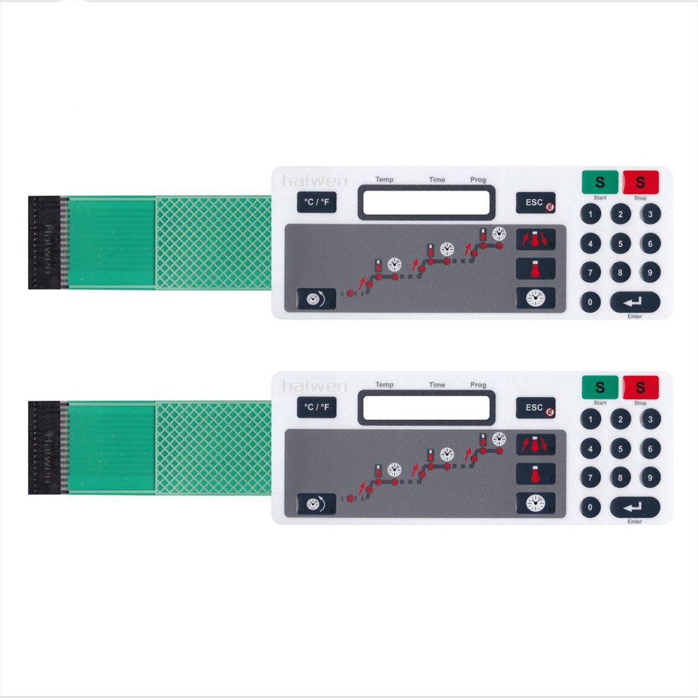 ISO Water Resistance Illuminated Membrane Switch Overlay Used In Various Fieds