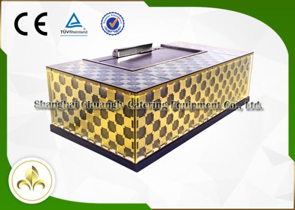 Indoor Outdoor Teppanyaki Hibachi Grill Distinctive Designed For Hotel / Food