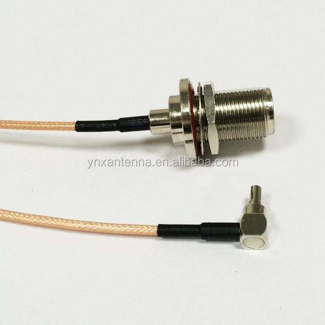Black Adapter N Female to SMB Fakra CRC9 TS9 Connector RG174 RG178 RG316 Coaxial Cable