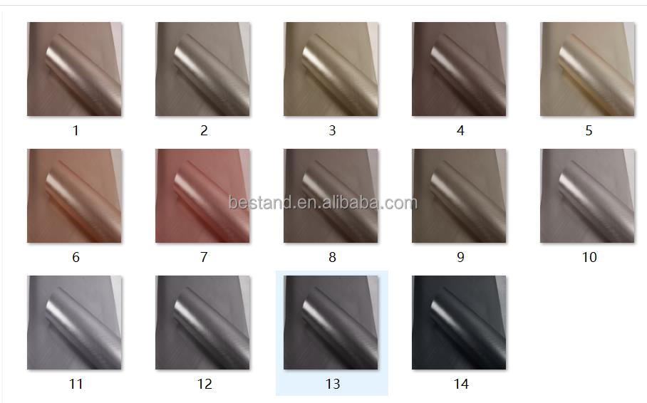 60cm*2m Luxury Metallic Wallpaper Copper Removable Vinyl Wallpaper Furniture Sticker