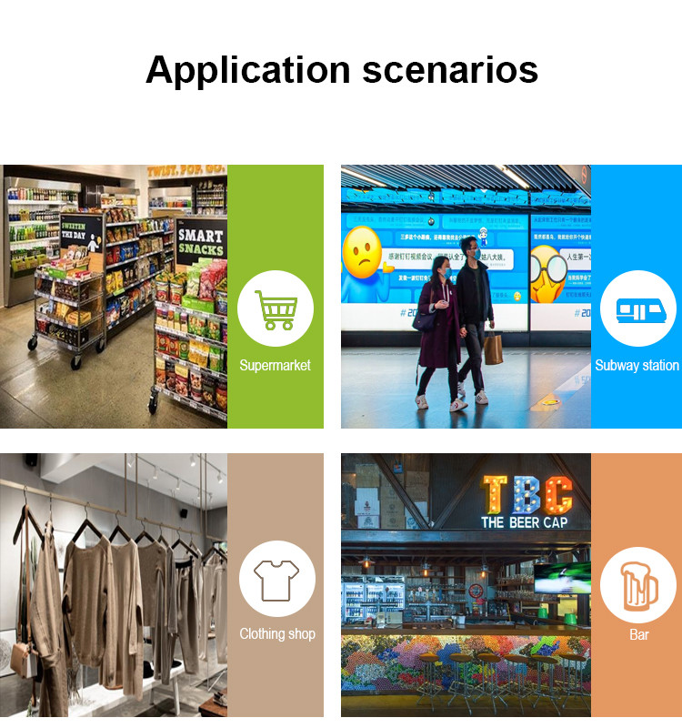 Custom 19.1inch Touch Ultra Wide Lcd Display Wifi Shelf Edge Display Supermarket Advertising