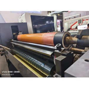 Ink Rollers Separated From Printing Roller On Sleeve Type Flexo Printing Machine
