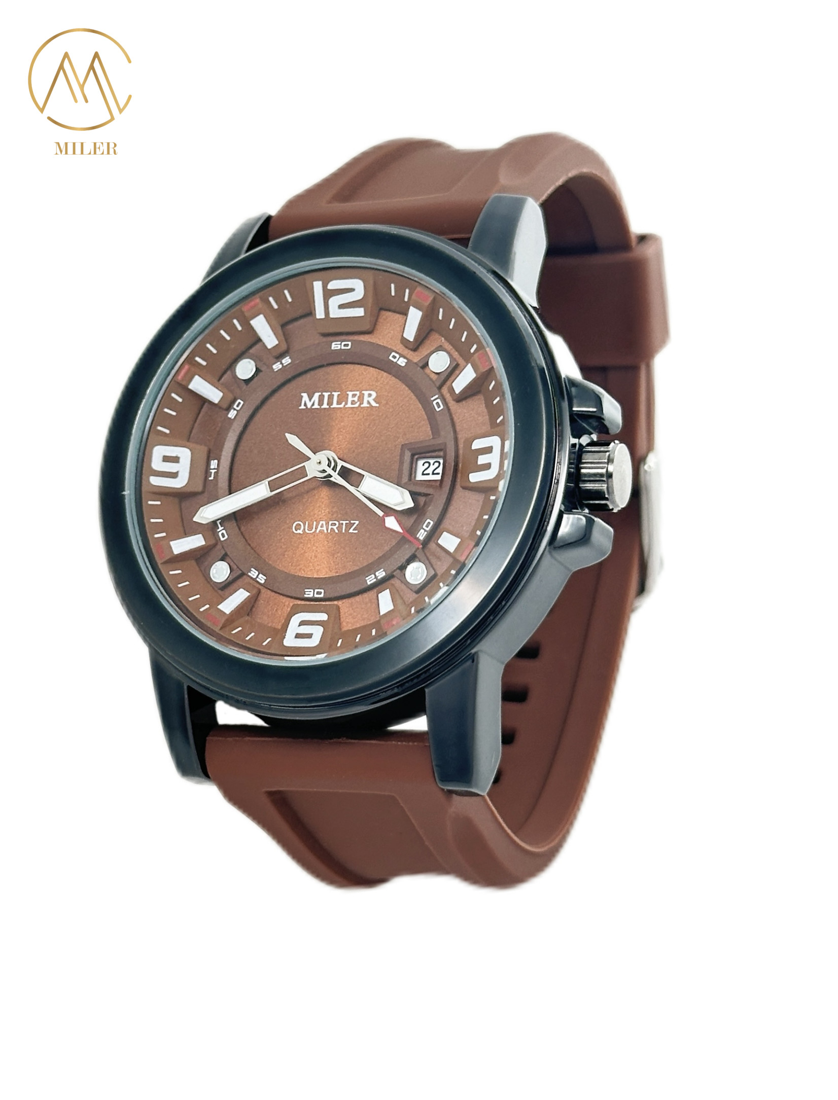 Fashion Casual Silicone Strap Waterproof Luminous Date Display Quartz Watches