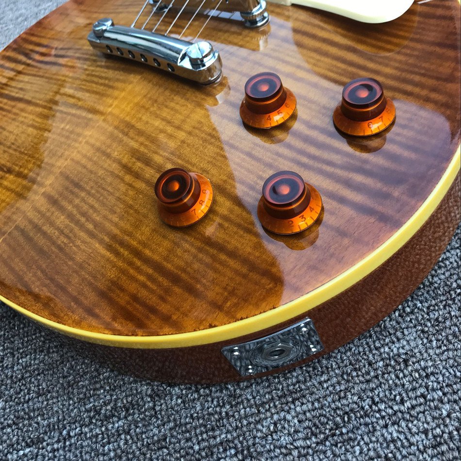 Custom store 1959 R9 tiger flame LP electric guitar
