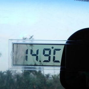 KS036 New Osculum Type LCD Vehicle-mounted Digital Car Thermometer Celsius