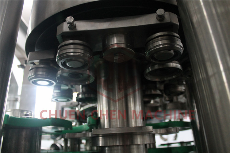 Automated Piston Beverage Can Filling Machine With Bottle Cap Sealing