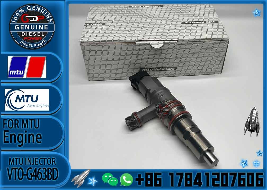 Diesel injector X52407500053 52400017 23526589 for VTO-G463BD MTU4000 fuel injector for machinery