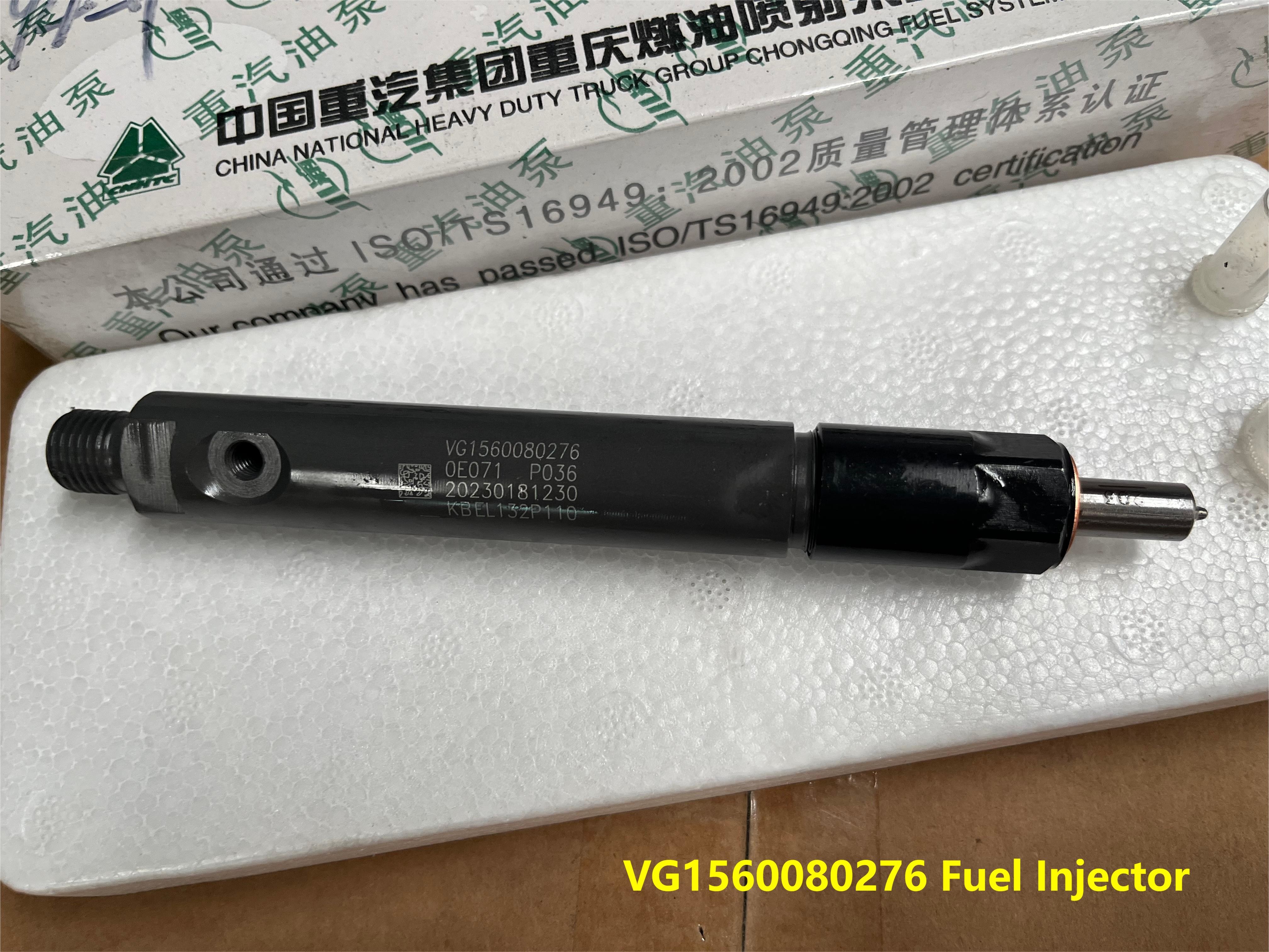 VG1560080276 Fuel Injector HOWO Truck Parts