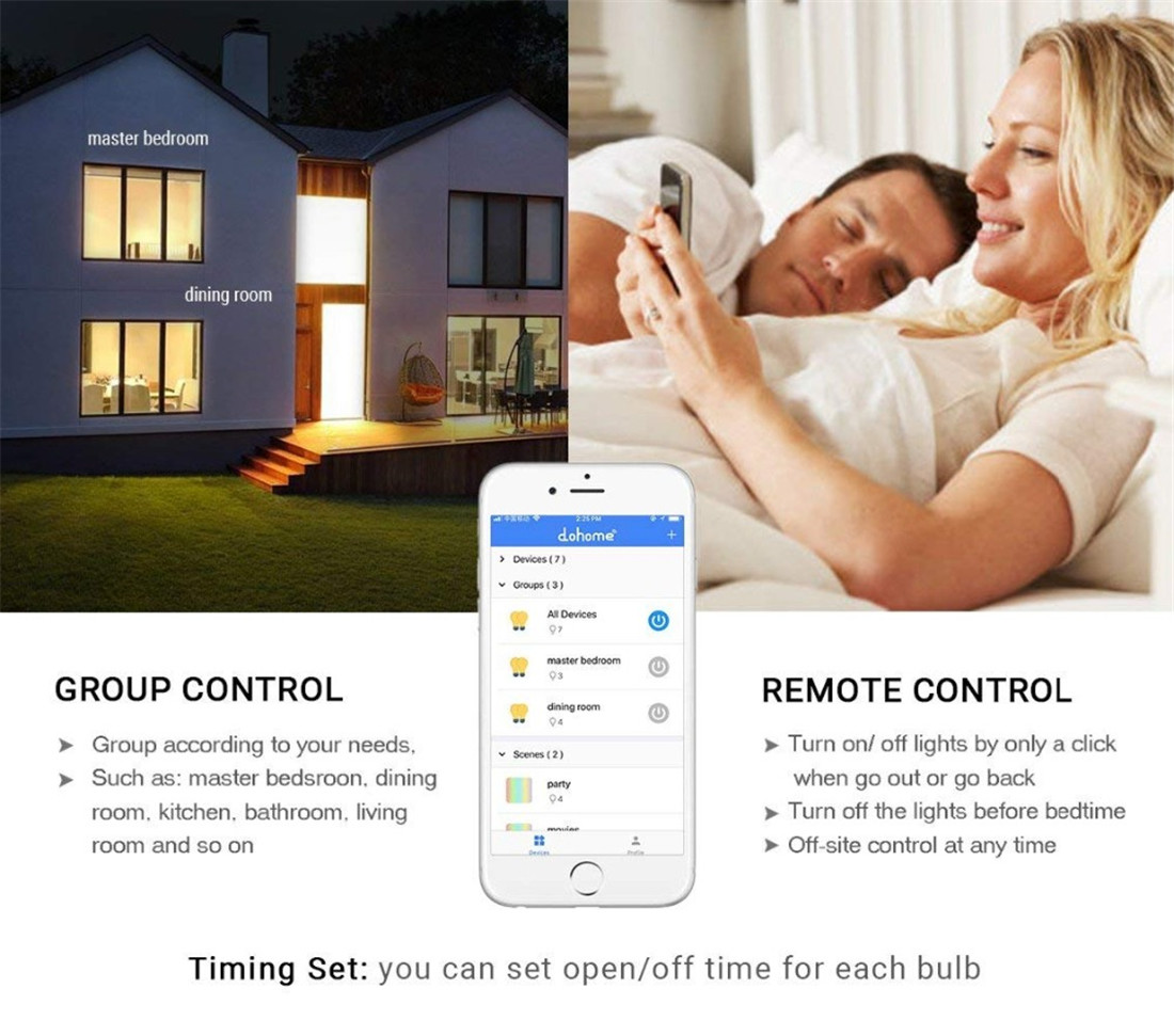 Wifi Smart Light Bulb 7w RGBCW
