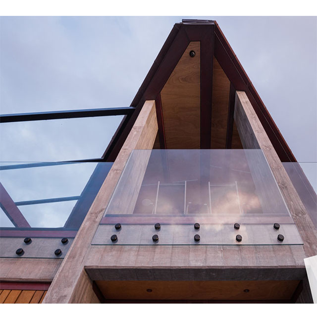 Modern Design Mirror Polishing Handrail Glass Balustrade With Rust Resistance