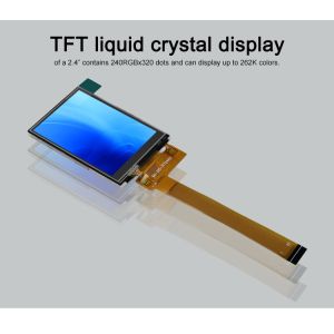 Polcd Black 8080 MCU 2.4 Inch Tft Display 8 Bit 2.4 Tft Spi 240x320