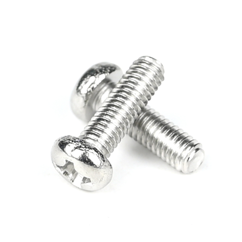 Pan Head Phillips Cross Recess Drive M3 Stainless Steel Machine Screw for Door Access