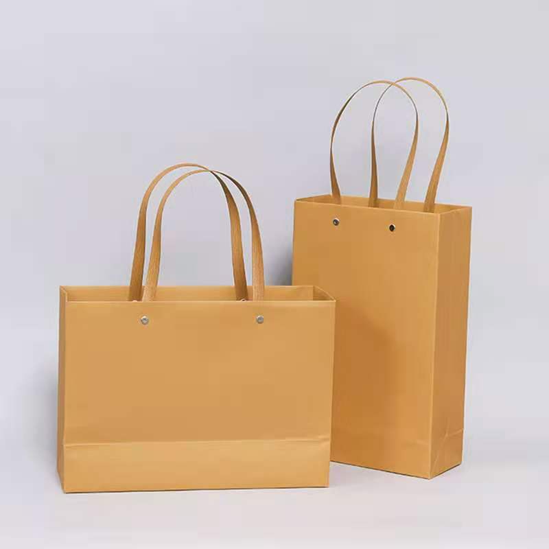 Customized Logo Black Luxury Shopping Gift Paper Bag With Handle with Flexo Printing