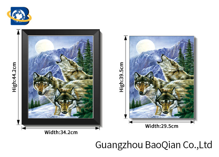 Home Decorative 3d Lenticular Flip Printings Of Religion , Wall Art / Picture / Poster