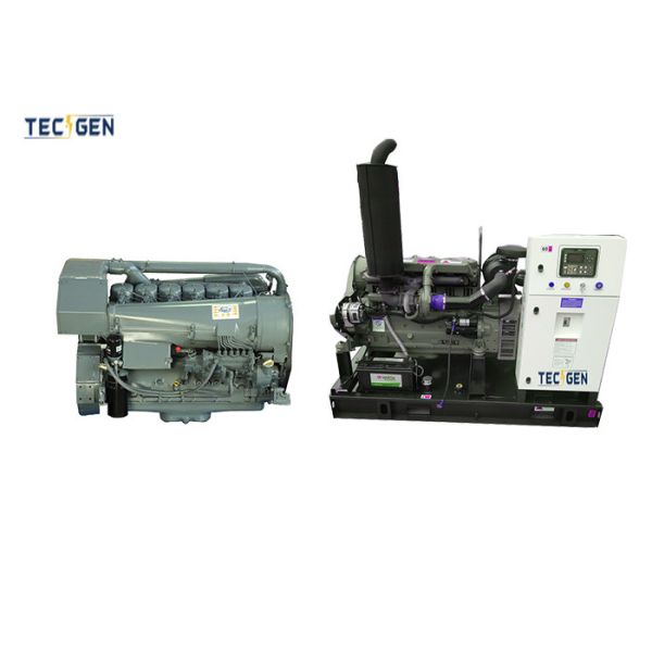 6 Cylinder Air-cooled diesel generator 91kW diesel generator with air cooled